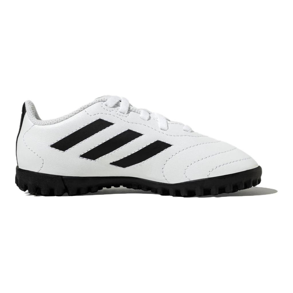 Adidas Goletto 8 Comfortable Shock Absorbing Durable Low Top Kids Soccer Shoes Kids Soccer Shoes White Black HQ4485