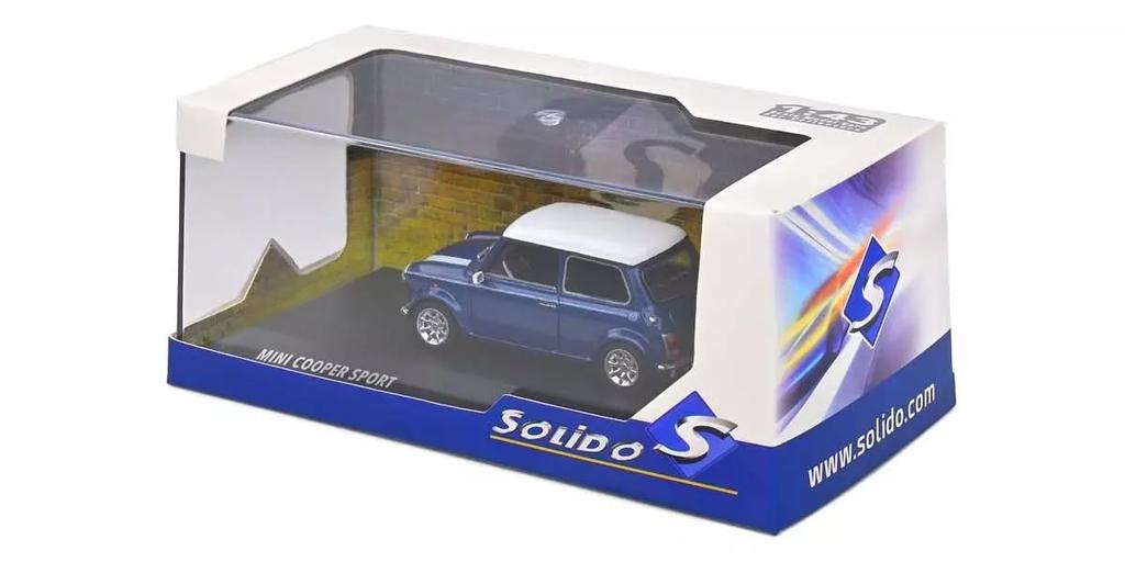 Solido 1/43 Mini Cooper Sport 1997 (Blue) Finished Product S4316602
