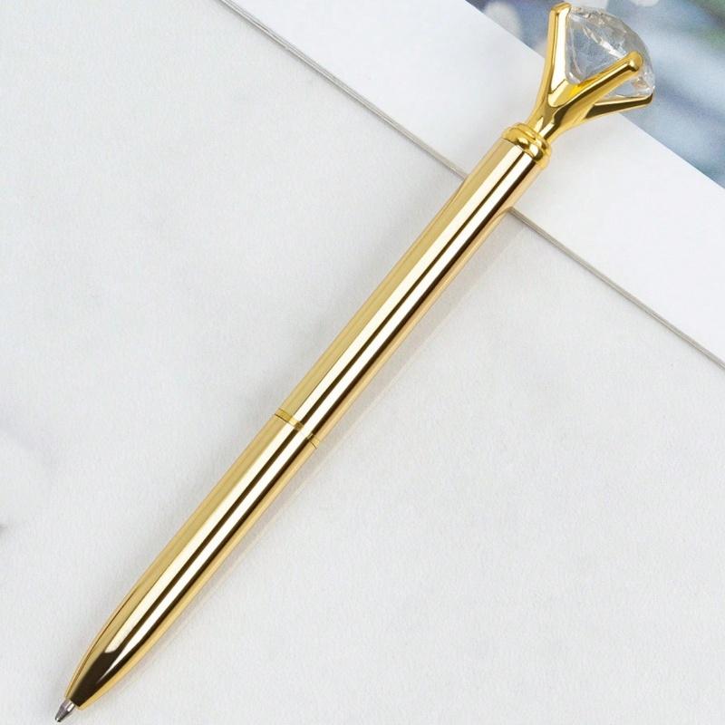 5 large diamond ballpoint pens creative diamond crystal head ballpoint pen signature pens