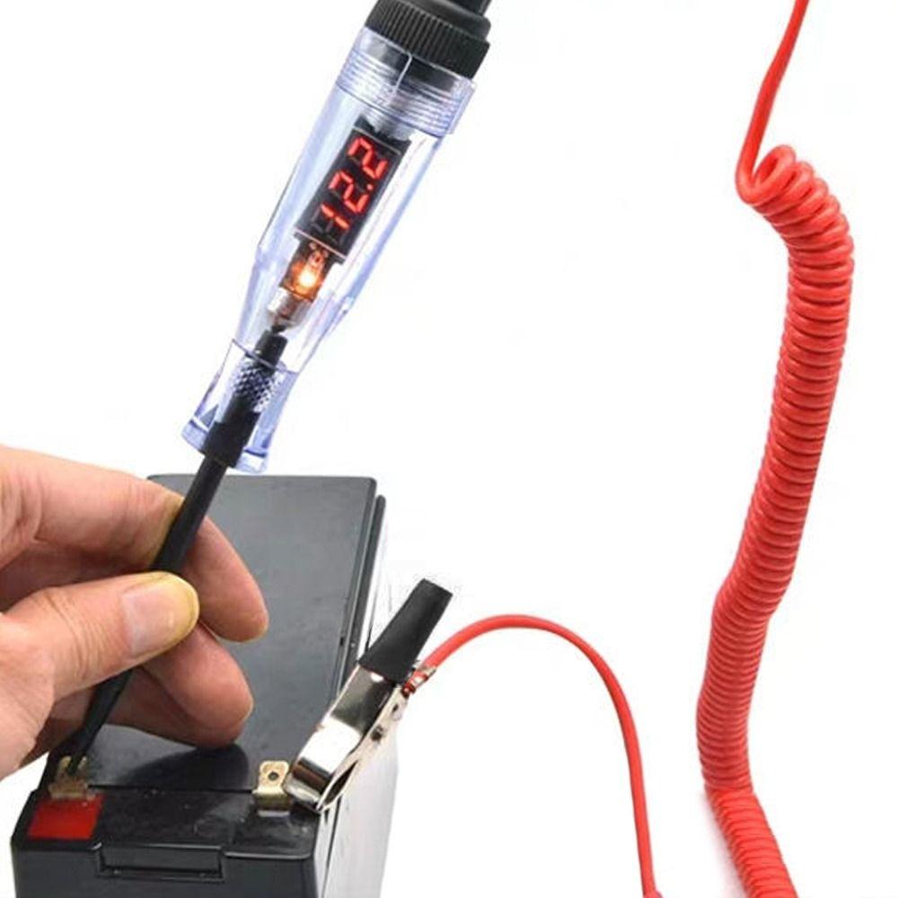 Display Auto Repair Probe Test Pen Long Probe Pen Voltage Circuit Tester Automobile Polarity Pen