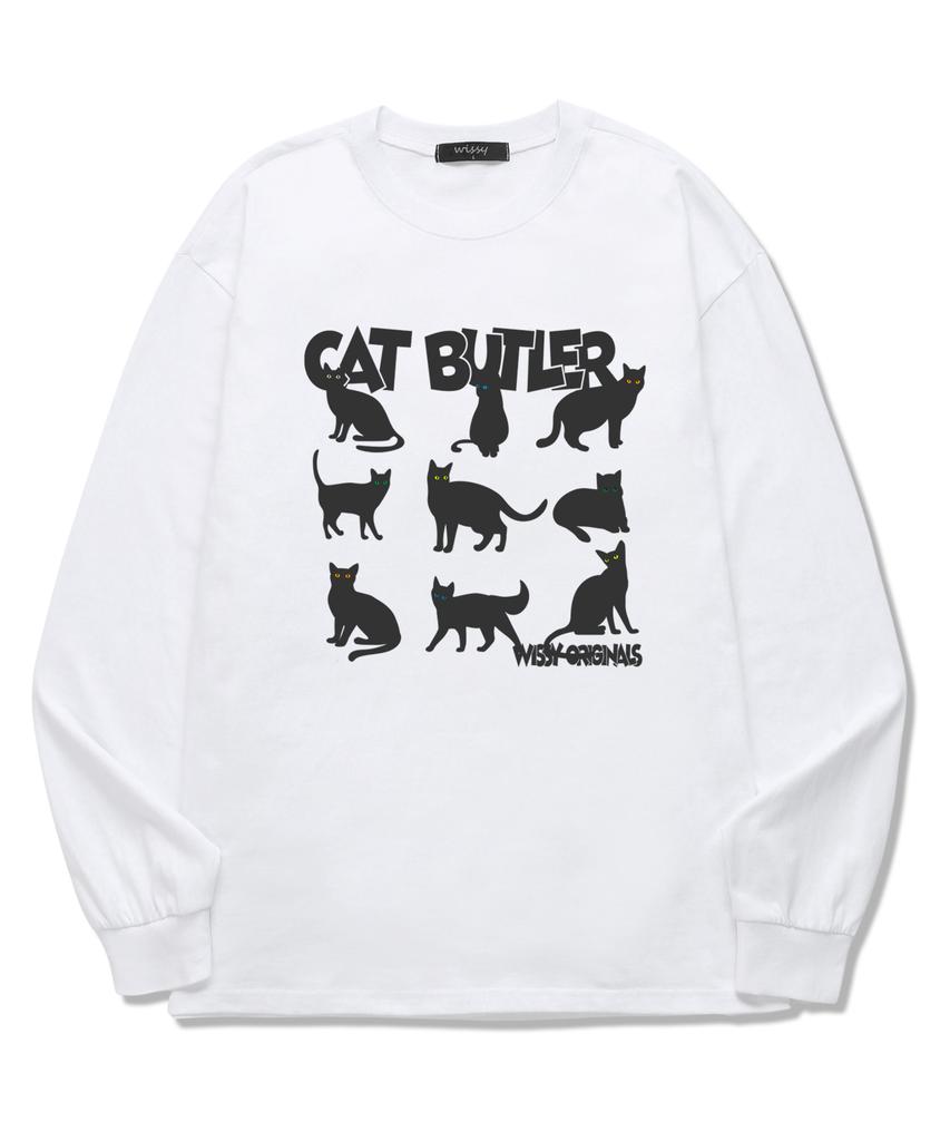 Wissi Cat Eyes Long Sleeve T-Shirt (Wls014) White