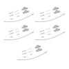 5 Set Furniture Anchors Prevent Tip for Baby Proofing Dresser Wall Safety Fasteners Earthquake Straps