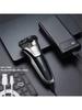 Men's rechargeable electric shaver - dry and wet shaving LED display screen, travel lock, and Father's Day gift creativity,