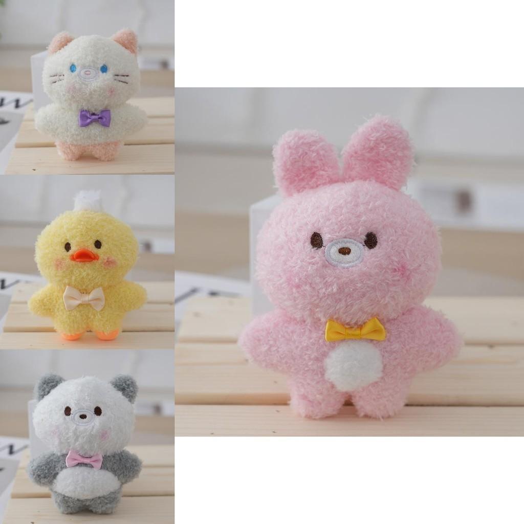 Adorable Plush Bunny Keychain Stuffed Animal Soft Pp Cotton Cute Toy Pendant