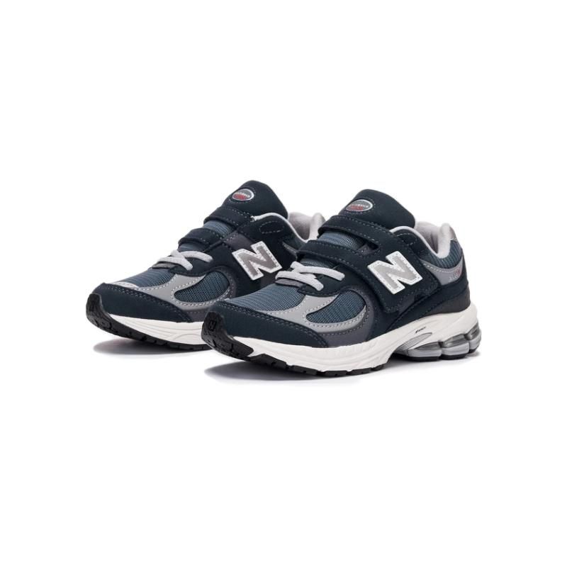 New Balance NB 2002R Comfortable Versatile Shock Absorbing Durable Low Top Running Shoes Kids Sneakers Black Gray Blue PV2002SF