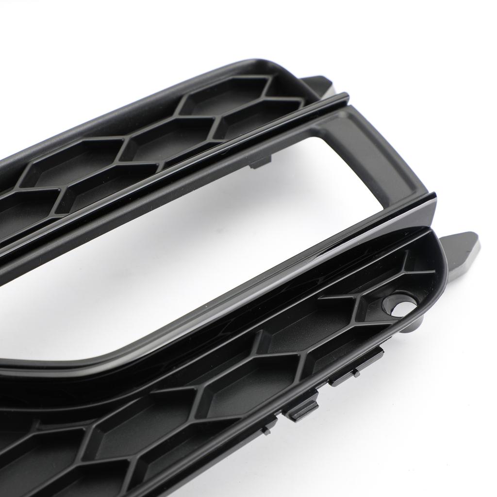 Paar Nebelscheinwerfer vorne Schwarze Ziergitter Grill 8T0807681K 8T0807682K Passend für A5 S-Line S5 2013-2016