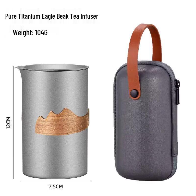 Portable Titanium Travel Tea Set