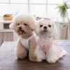 Pet Spring Princess Skirt Lace Strap Skirt Teddy Tank Top Dog Clothes for Small Dogs Puppy Clothes