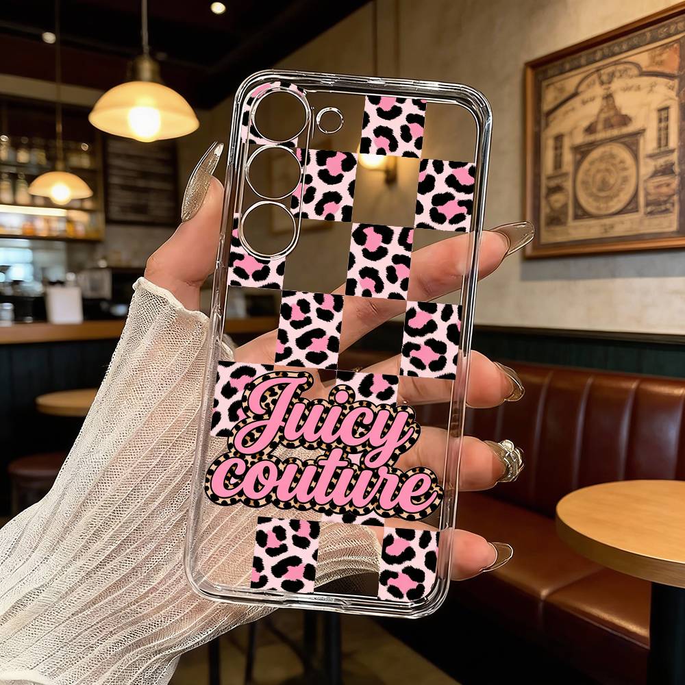 Прозрачный чехол J-Juicy C-Couture для Samsung Galaxy A71, A70, A52, A51, A40, A30 Samsung a514g