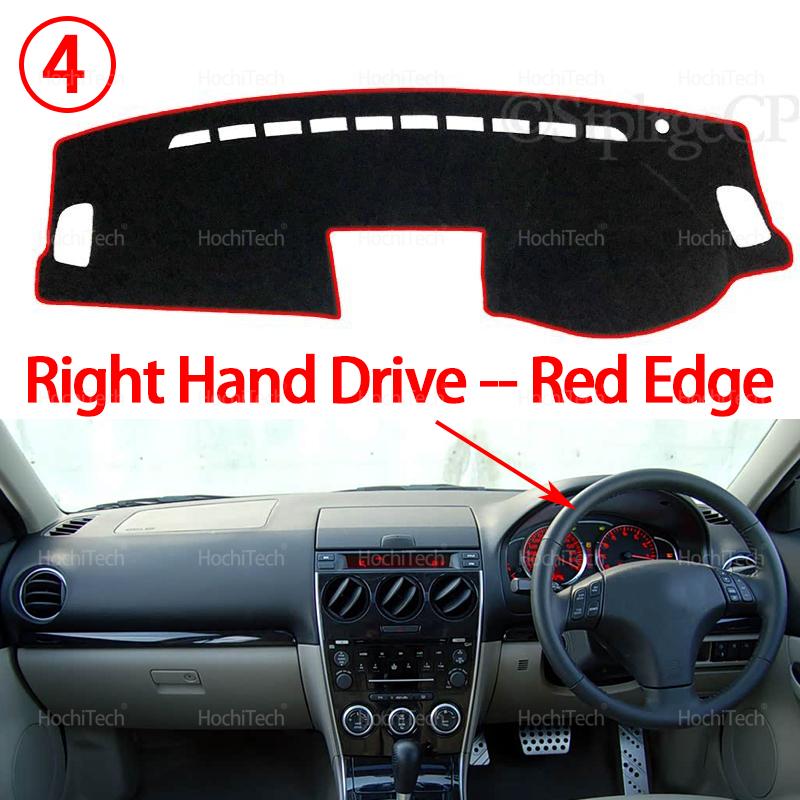 Dashboard Cover Protective Pad Dash Board Sunshade Carpet Anti-UV Dashmat for Mazda 6 GG1 MPS Atenza 6 Mazdaspeed 2002-2007