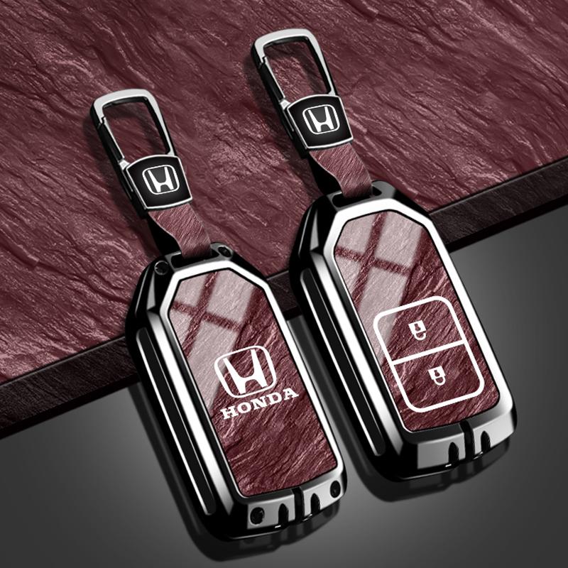 Intelligent Car Key Case Full Tup Cover Shell For Honda Accord Civic Jade HR-V CR-V HRV Crider Odyssey Zinc Alloy Accessorie New TV7