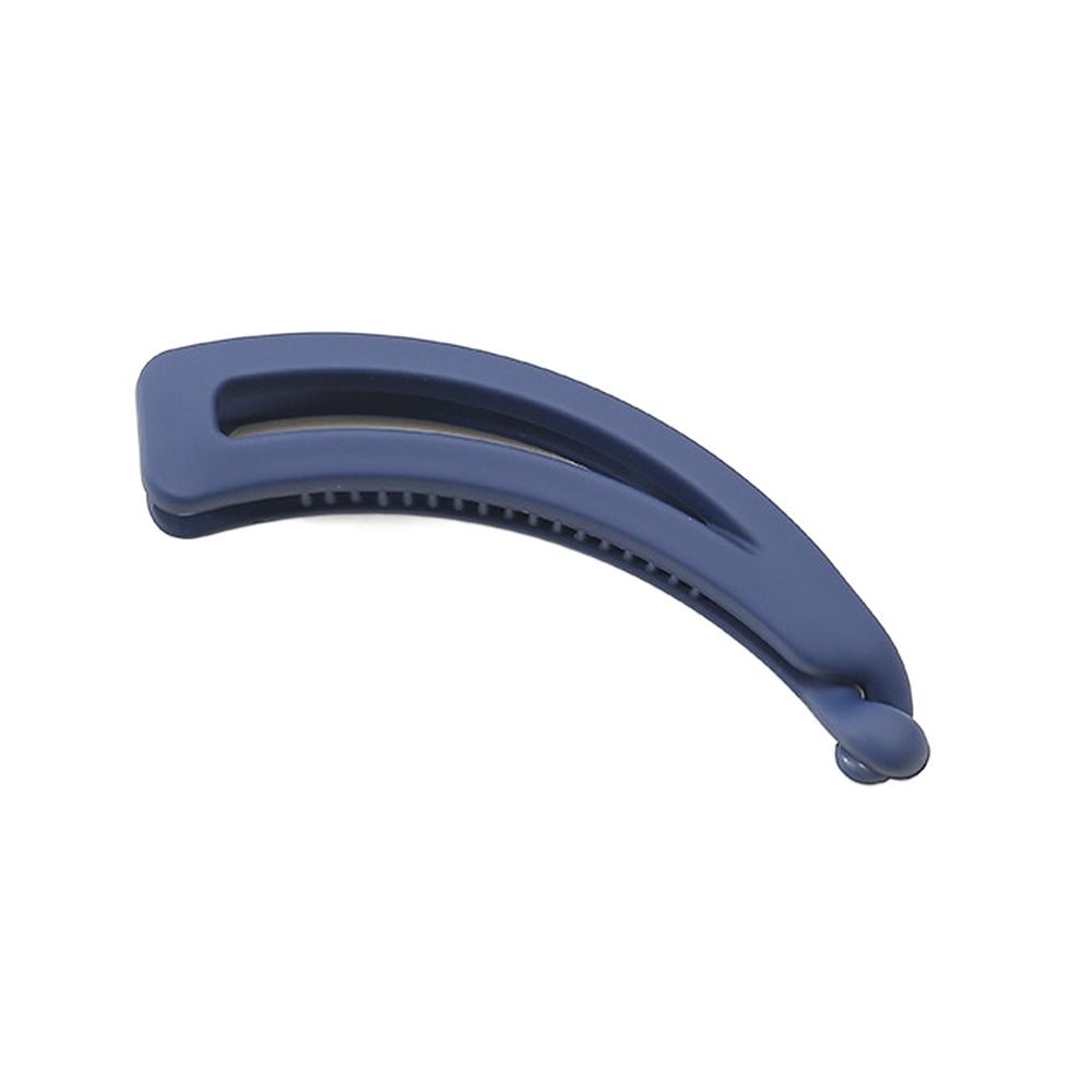 

Headdress Korean Style For Girl Hair Accessories Ponytail Holder Matte Banana Clip Vertical Clip темно-синий