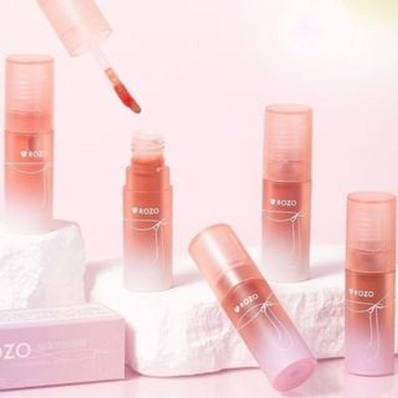 ROZO - Fairy Watery Lip Gloss - 6 Colors #712 Greyish Pink Rose - 2.2g