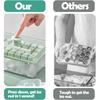 28/56 Grids Ice Cube Mold Press Ice Tray Bucket One-touch Release Ice Maker Portable Ice Box Food Grade Kitchen Accessories