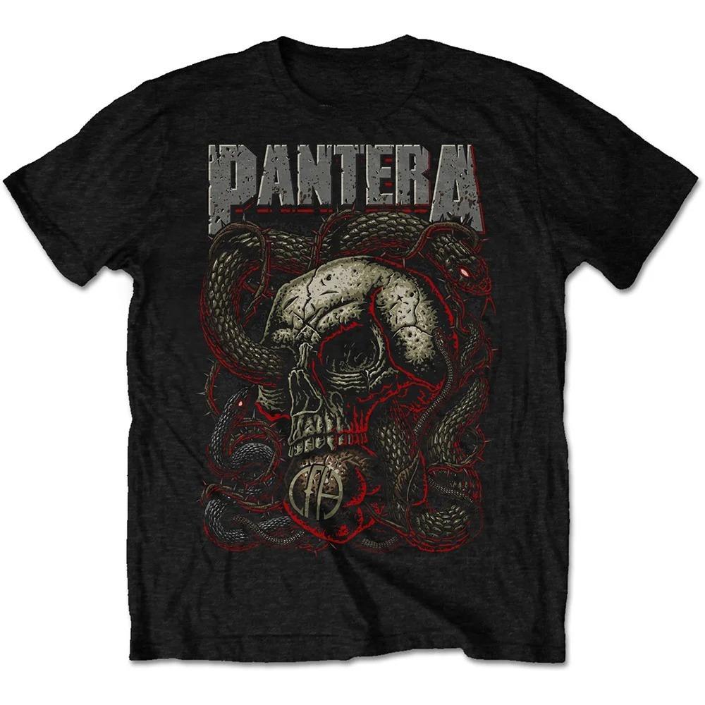 Seltenes Pantera Grafik Polyester T-Shirt Unisex Sommer Kurzarm Modemarke T-Shirt Luxus Lässig Vintage T-Shirts
