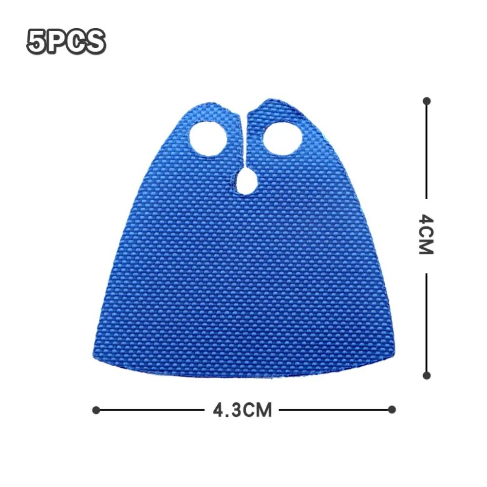 Figuras de Acción de Estrellas Capa Disfraz Ropa Gabardinas Capa Ladrillos Set de Accesorios Piezas Bloques de Construcción Capas Figuras Juguetes para Niños