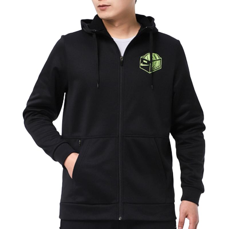 Nike Therma FZ Story Pack Printed Hoodie Jacket Men Jackets Black CZ2422-010