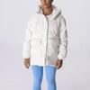 New Converse Down Jacket Women's White 10025220-A01