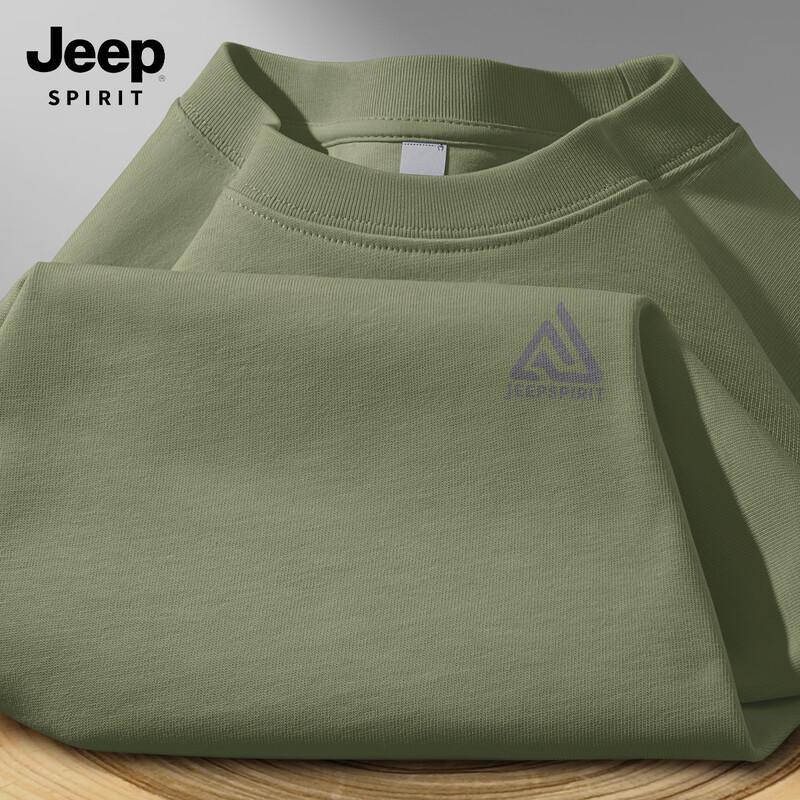 JEEP SPIRIT Men s Retro Loose Fit Cotton T-Shirt 2XL