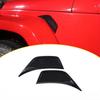 Black Exterior Leaf Plate Fender Panel Cover Trim For Jeep Wrangler JK 2007-2017