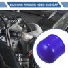 X AUTOHAUX 1pcs Length 30mm Inner Diameter 40mm/1.57" Blue Car Silicone Rubber Hose End