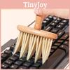 Cleaning Keyboard Precision Brush With Soft Nylon Bristles And Beechwood Handle For Dust Removal