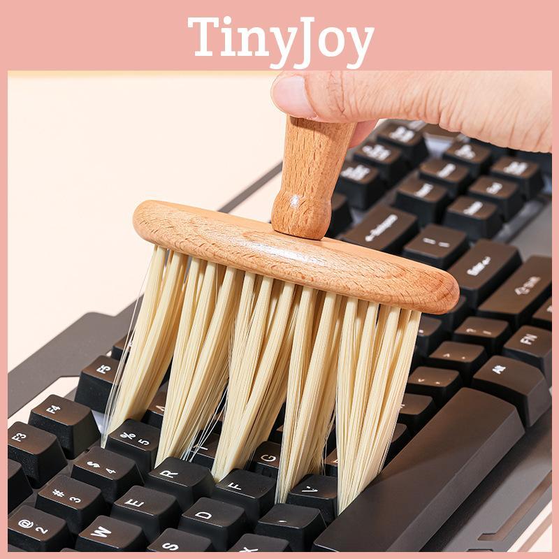 Cleaning Keyboard Precision Brush With Soft Nylon Bristles And Beechwood Handle For Dust Removal