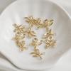 14K Gold-Filled Pearl Bow Pendant Necklace DIY Beading Materials