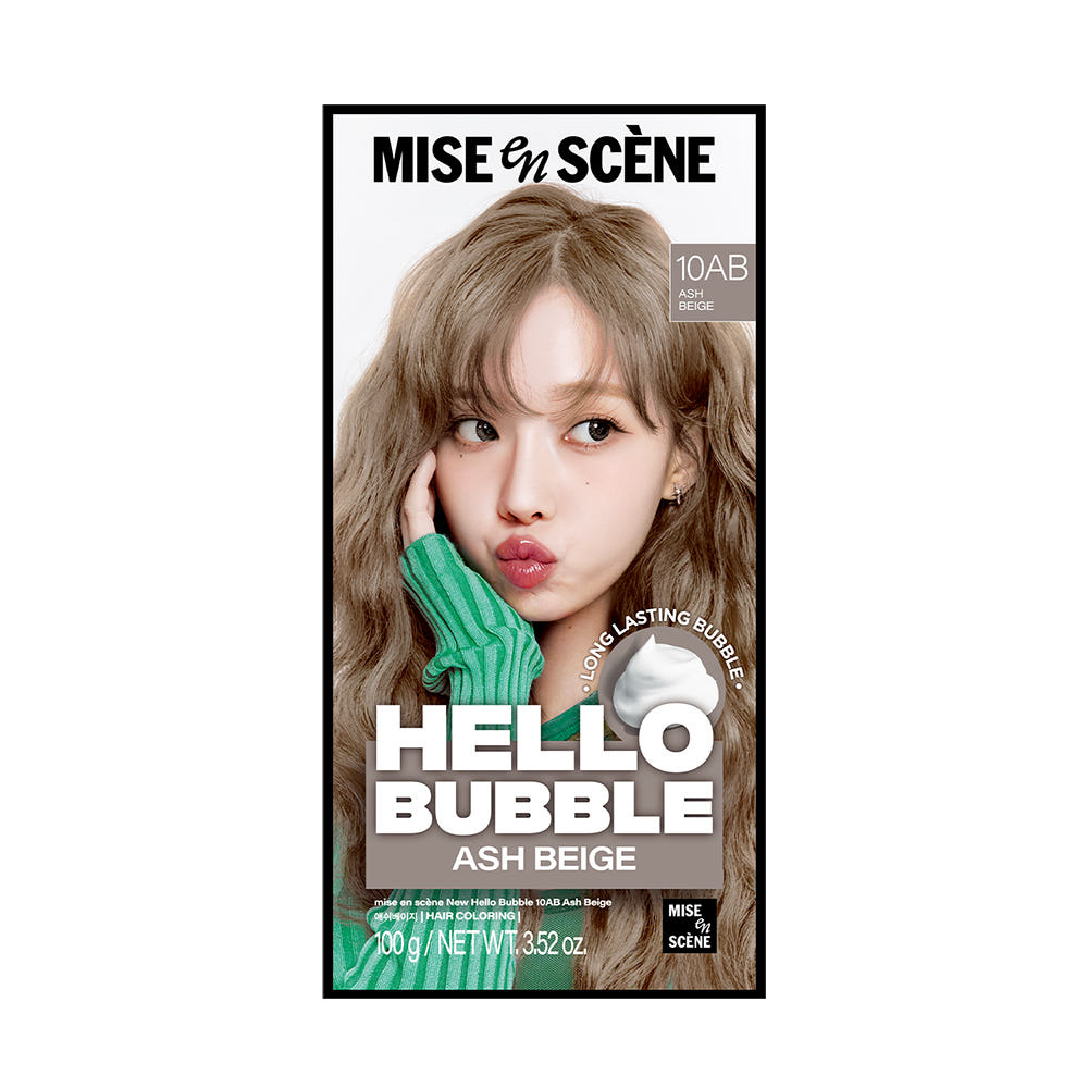 MISE En SCÈNE Hello Bubble Foam Hair 21 Color 100g with AESPA + Optional Self Hair Dye Kit