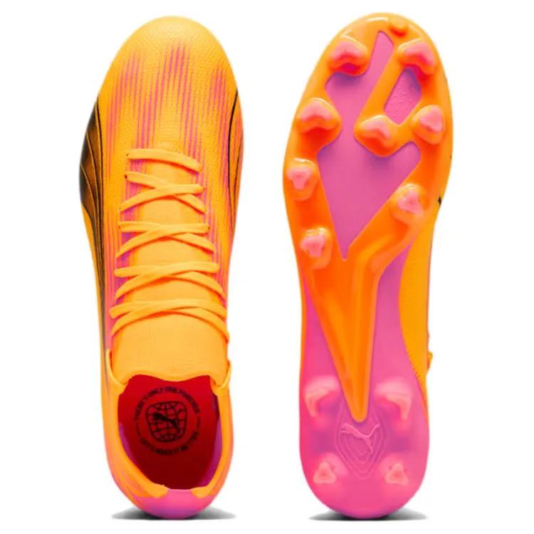 Puma Ultra Match FG AG 'Forever Faster Pack' (Unisex) Sunset Glow / Black / Sun Stream Soccer Shoes 107754 03