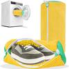 2PCS Shoe Washing Machine Bag Washer and Dryer Reusable Laundry Shoe Bag 360° Wrap-Around Cleaning Wash Bag Sneakers Organizer