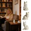 3D Maine Coon Shape Candle Silicone Mold Sitting Cat Resin Mould Soap Candle Making Supplies Resin Casting Mould For Home Deco