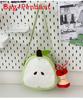 Elegant Apple Shaped Nylon Crossbody Bag With Inner Pocket For Daily Use
