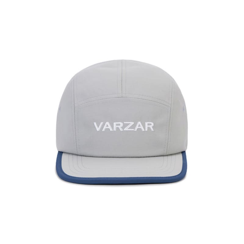 VARZAR Logo Two-Tone Camp Cap Gray