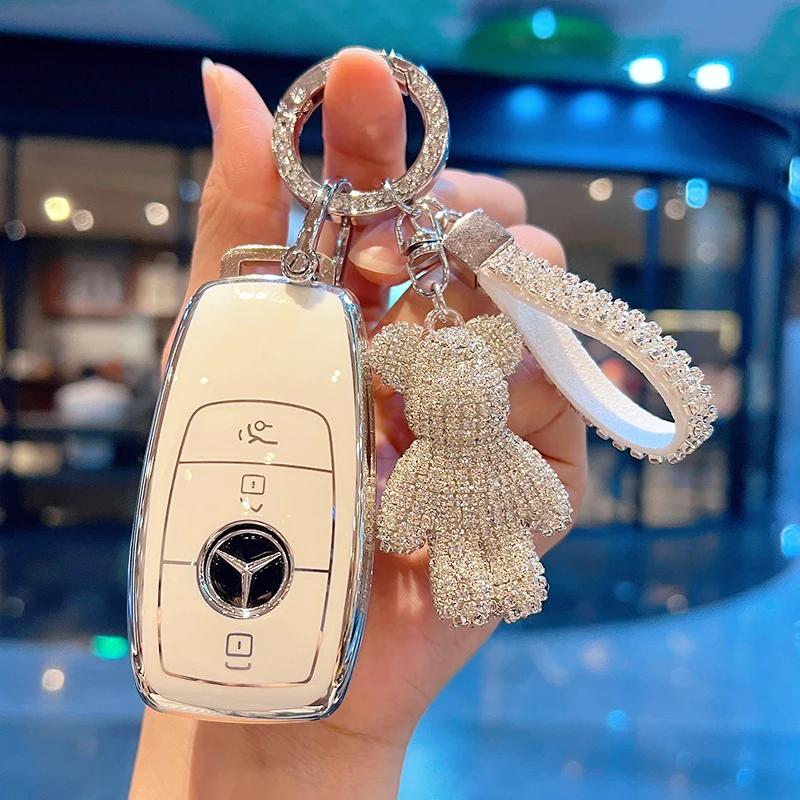 TPU Shell For Mercedes Benz A C E S G Class GLC CLE CLA GLB GLS W177 W205 W213 W222 X167 AMG Car Remote Key Case Cover