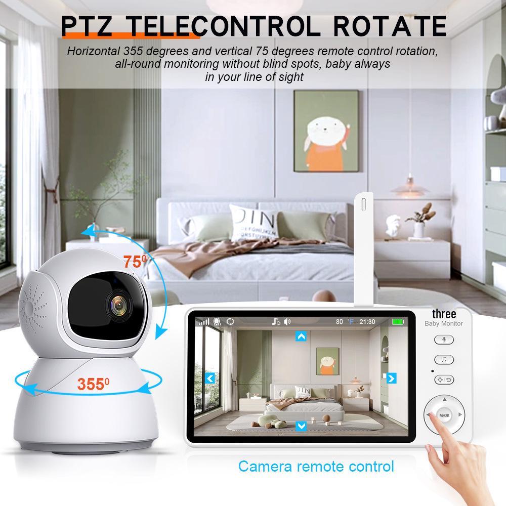 5" HD Wireless Baby Monitor with Infrared Night Vision
