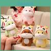 Chinese Zodiac Lion Dance Hat Horse Plush Toy With Pp Cotton Filling For Lunar New Year Gifts