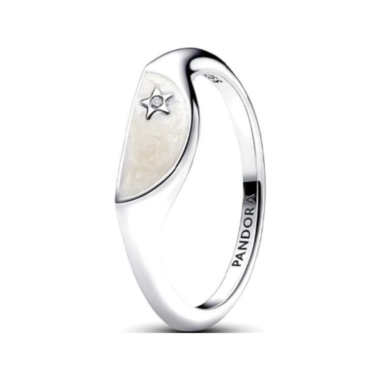 Pandora Logo Design Ring Women ring Silver 193325C01 Box,50