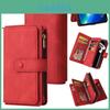 Funda tipo cartera con tapa elegante Eholo para Samsung A22 5g Con 15 ranuras para tarjetas