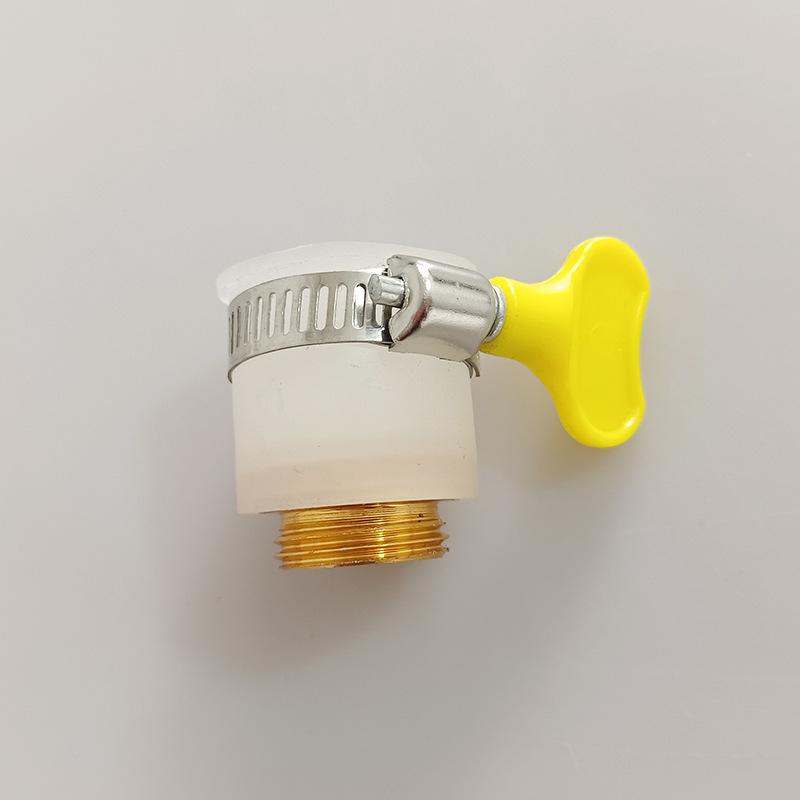 Water Pipe and Hose Interface Docking Device, Water Gun, Four Part Washing Machine Old-fashioned Faucet Multifunctional External Connector Accessories