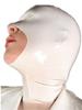 Natural Latex Mask Rubber Hood Fetish SM Fetish Restraint Headgear Latex Headgear Bar Playing Mask Halloween Mask [OnundOn] 100% - -