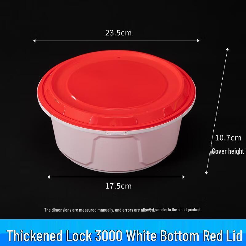 HANDUNYOU Einweg-Rechteck-Lebensmittelbehälter mit Verschlussdeckeln