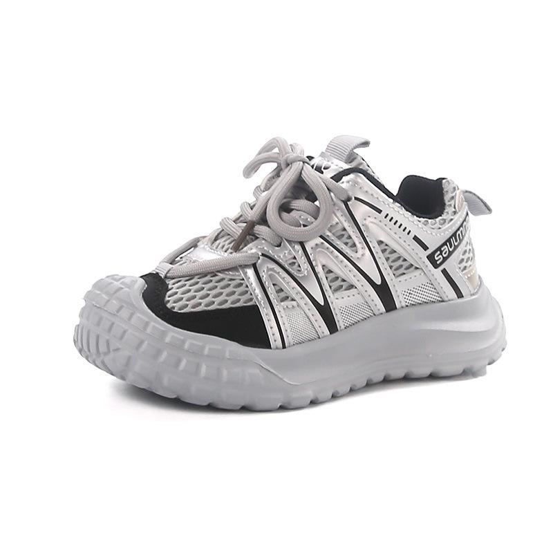 Trendige Kinder-Frühjahr 2026 Laufschuhe mit weicher Sohle - Jungen-Reifensohle & Mädchen-Mesh-Sneaker