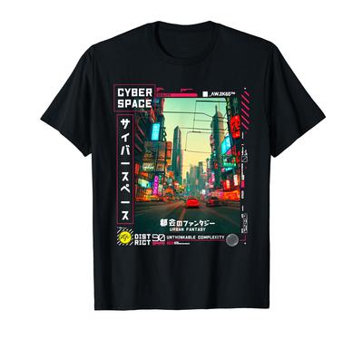 Vaporwave Cyberpunk Streetwear Japanese Retro Vibe 90s T-Shirt