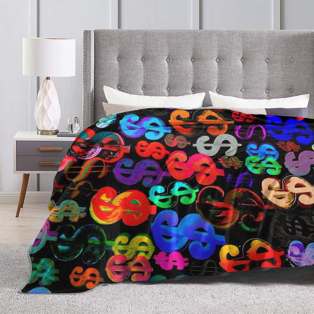 Play money Flannel Blanket Warm Soft Throw Blanket for Home Decor Picnic Comfortable Bedspread Sofa Bed Cover