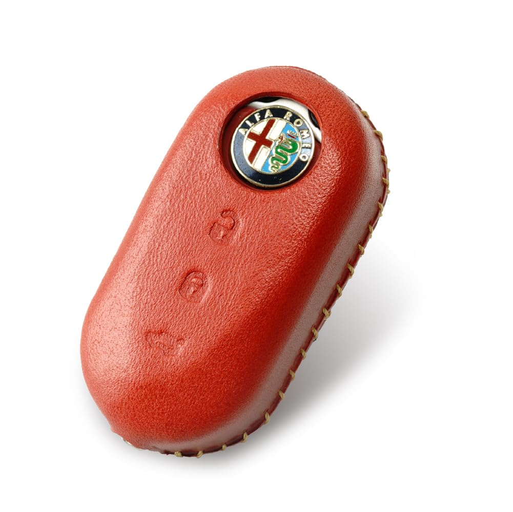 

[Kecha-ya] Smart Key Case Compatible with Alfa Romeo, Giulietta, Mito, GTA, and Brera 4C Keys (alf@a-brd)