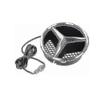 Grelha Dianteira Cromada Mercedes Benz 3 Estrelas 18,5 Cm Emblema LED - Serve para Classes A B E Ml Cl R Glk