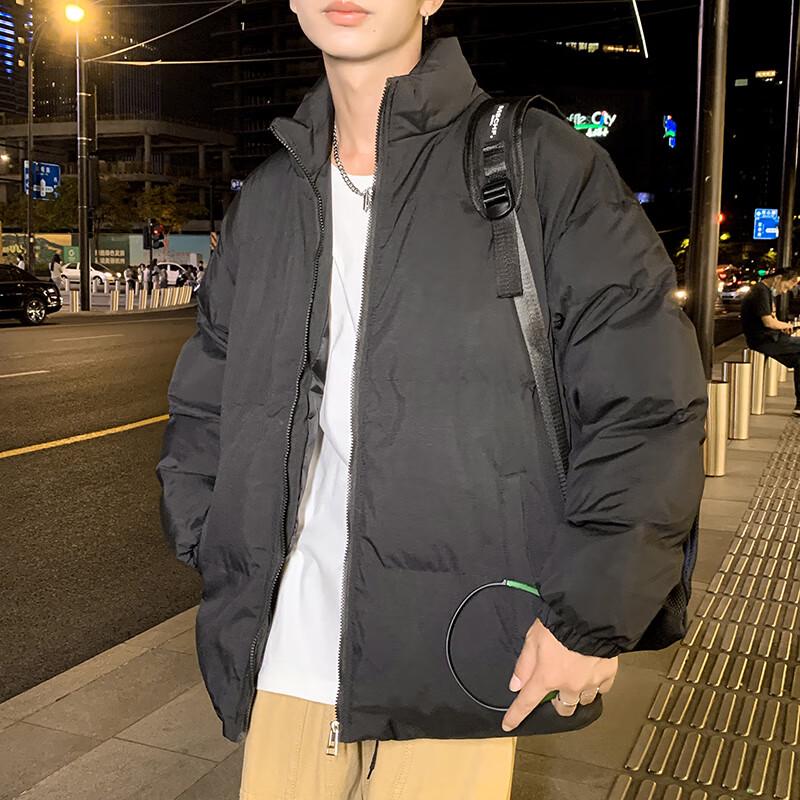 Men's Stand Collar Padded Winter Jacket