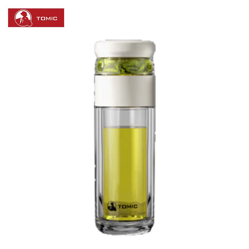Temok Double-Wall Glass Tea Infuser Bottle