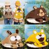 Sesame Baby Cartoon Child Backpack With Antiloss Leash For Kindergarten And Preschool Kids